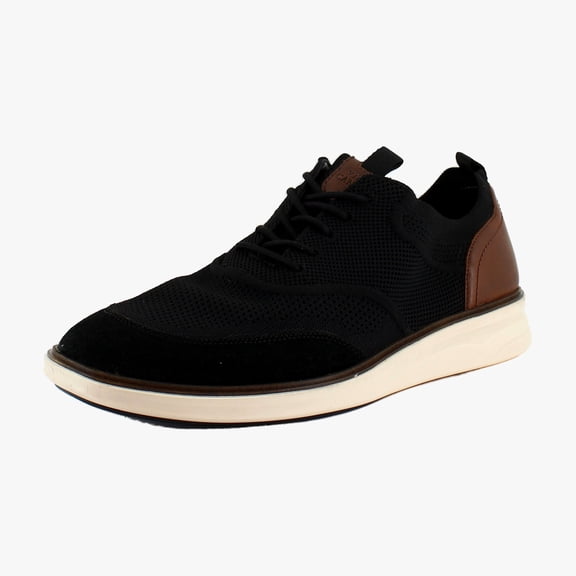Vince Camuto Haldane Men's Fashion Sneakers Black/Dark Cuero Size 11 M