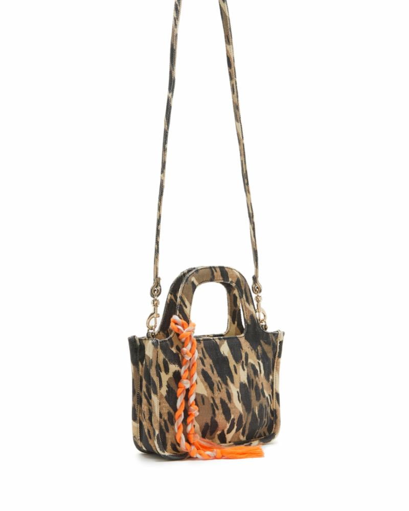 Vince Camuto Printed Small Canvas Tote- Oriel 