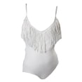thumbnail image 1 of Vince Camuto Ivory Fringe One-Piece Swimsuit 4, 1 of 3
