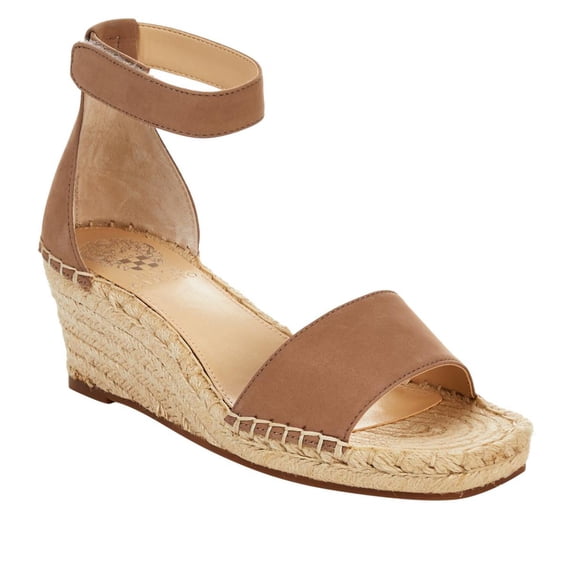 Vince Camuto Jesla Leather Espadrille Wedge Sandal