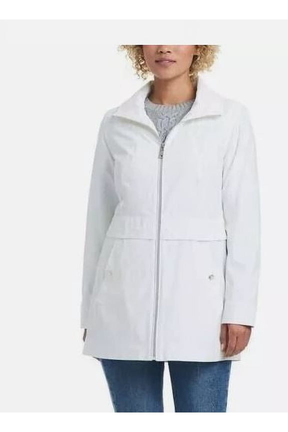 Ladies' Rain Jacket, White XXL