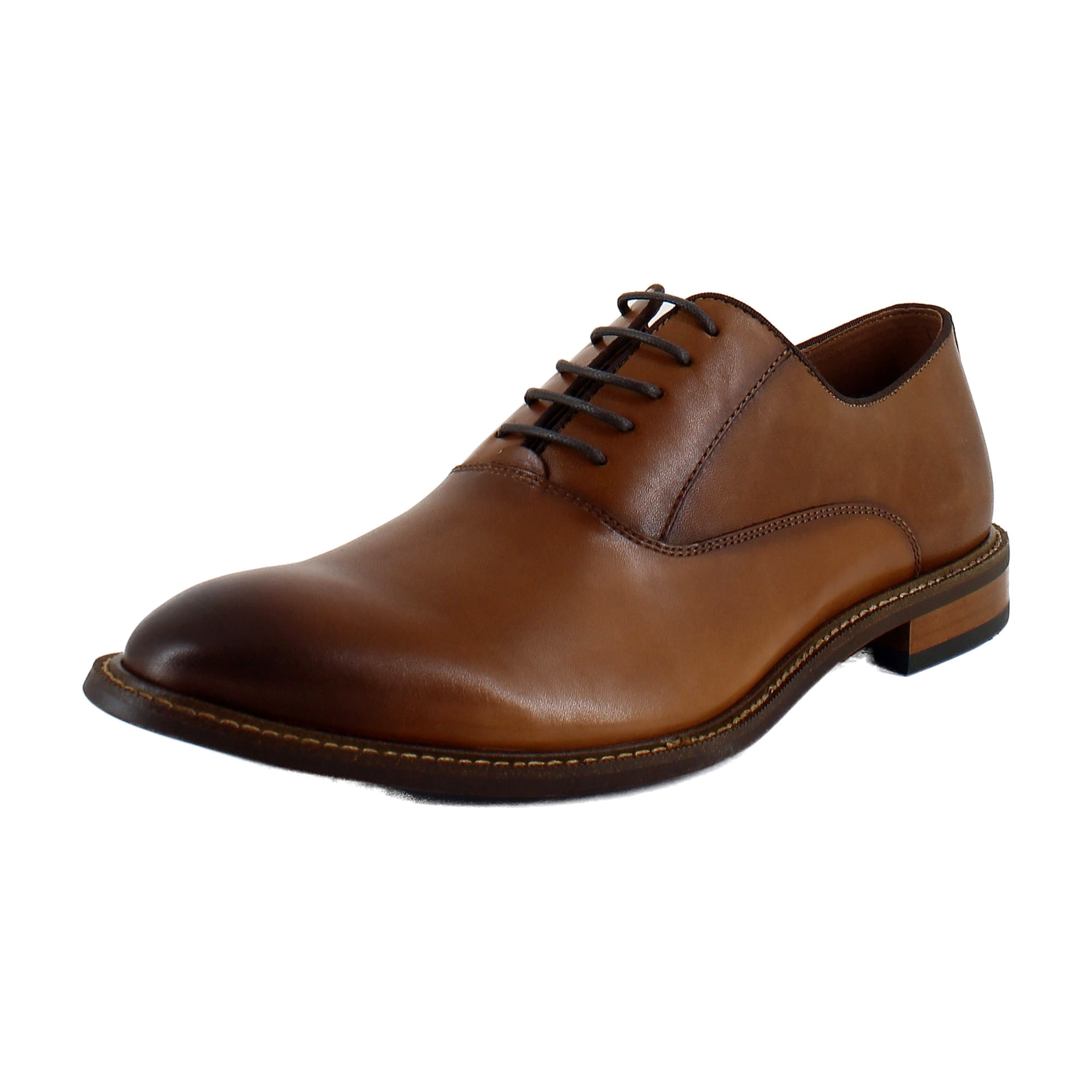 Vince Camuto Lawsen Men's Oxfords Cognac Leather Size 12 M