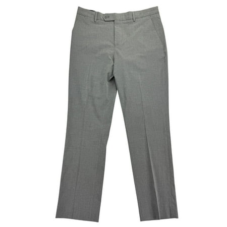 Vince Camuto Men Slim-Fit Spandex Super-Stretch Suit Pants Light Grey 34x30 B4HP