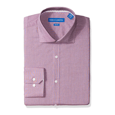 Easy-Care Lavender Dobby Dress Shirt