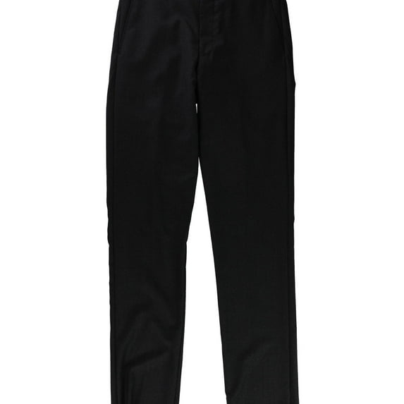 Vince Camuto Mens Flannel Dress Pants Slacks, Grey, 31W x UnfinishedL