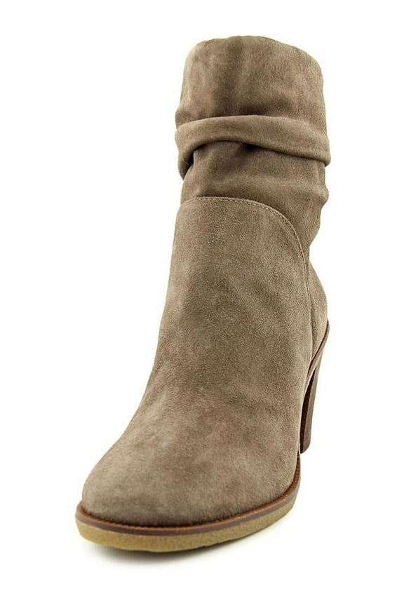 Parka Women Round Toe Suede Brown Ankle Boot