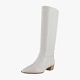 thumbnail image 1 of Vince Camuto Pavla Narrow Calf Women's Boots Coconut Cream Size 10 M, 1 of 8