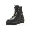 thumbnail image 1 of Vince Camuto Popinta Black Soft Goat Side Zipper Rounded Toe Chain Detailed Boot (Black Soft Goat, 10), 1 of 5