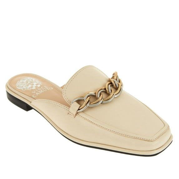 Vince Camuto Rachey Leather Mule with Chain Detail