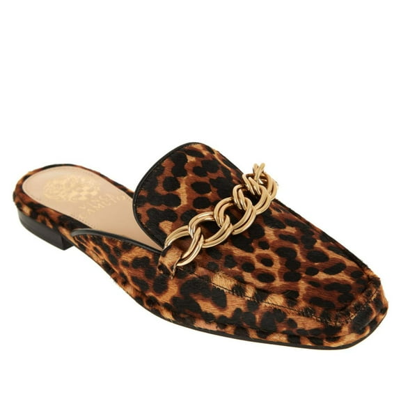 Vince Camuto Rachey Leather Mule with Chain Detail
