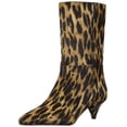 thumbnail image 1 of Vince Camuto  Rastel Leopard Print Kitten Heel Fashion Pointed Toe Boot (Leopard, 8), 1 of 8