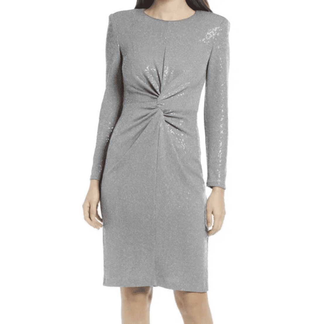 sachin and babi light blue dress VINCE CAMUTO High Neck Sleeveless Dress main image 1