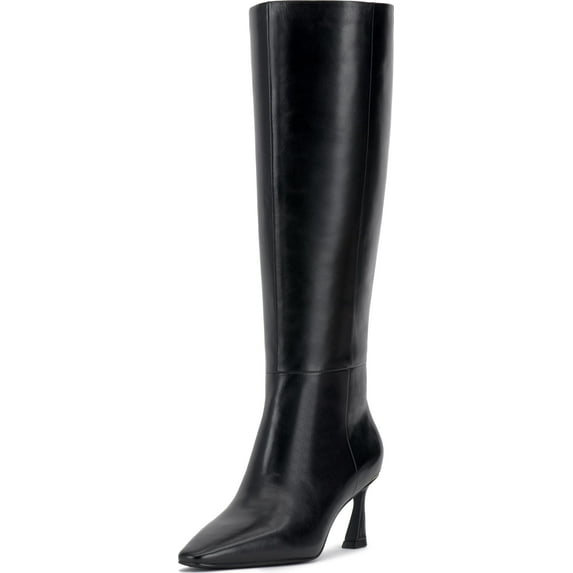 Vince Camuto Women's Sutton Knee High Boot, Black Extra Wide Calf, 12 Wide
