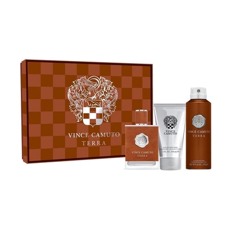 Vince Camuto Terra Cologne Gift Set for Men, 3 Pieces
