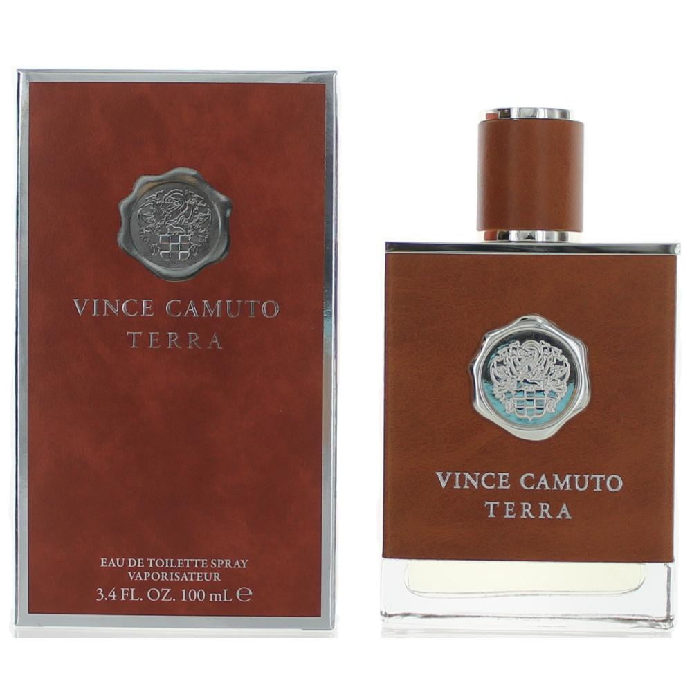 Vince Camuto Terra Eau De Toilette Spray, Cologne for Men, 3.4 Oz