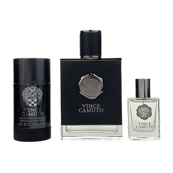 Vince Camuto Vince Camuto Vince Camuto 3 Pc. Gift Set For Men | Edt 0.5 Oz + Deo 2.5 Oz + Edt 3.4 Oz for Men by Vince Camuto