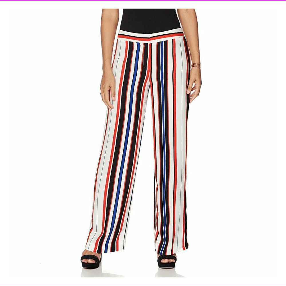 Vince camuto store striped pants