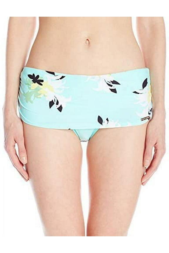 Women's Banded Bikini Bottom, Aqua Shade, X-Small