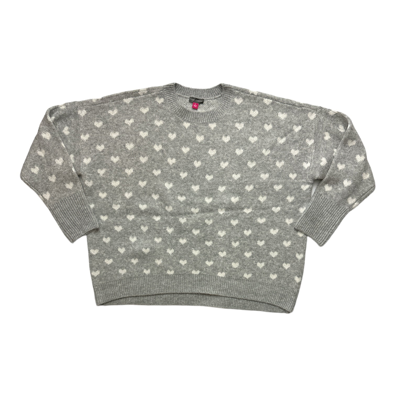 Vince Rice Kit Vince Camuto Women's Breathable & Cozy Valentine Kit Sweater (Heather ...