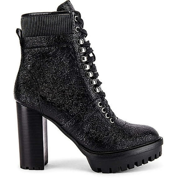 Vince Camuto Women's Ermania Leather Platform Lace-Up Fashion Bootie
