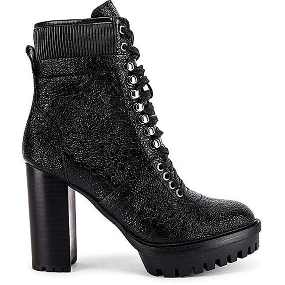 Vince Camuto Women's Ermania Leather Platform Lace-Up Fashion Bootie