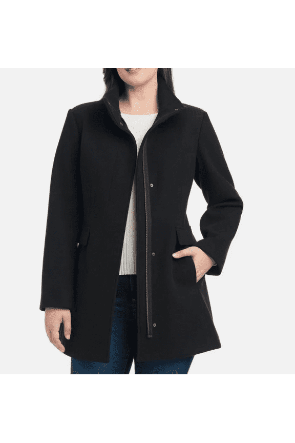 Women's Full Zip Jacket, Black, Medium