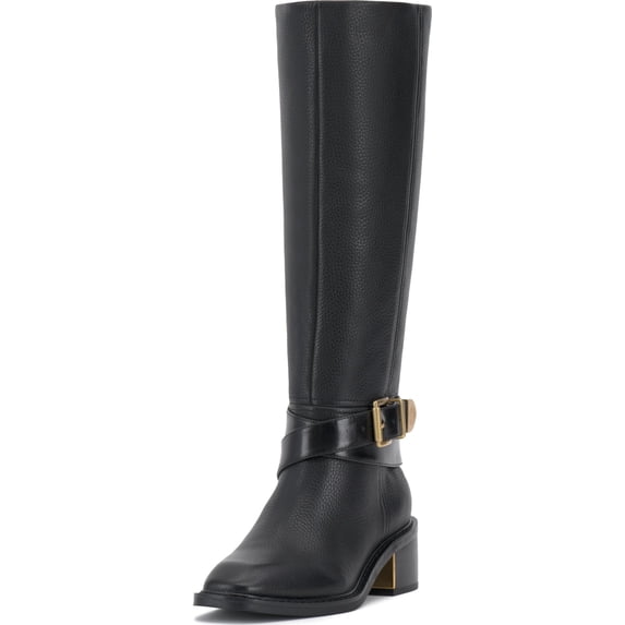 Vince Camuto Women's Gini Knee High Boot, Black Wide Calf, 10