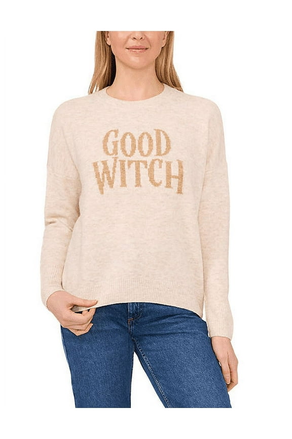 Women's Halloween Sweater Medium Good Witch