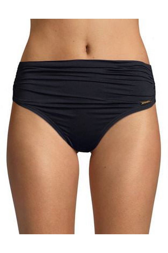 Women's High Waisted Bikini Bottoms Swimsuit Black Size Small,Female