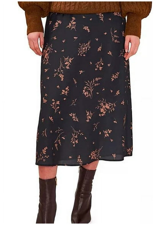 Vince Camuto Women's Midi Skirt (Sweet Gardens, XL)