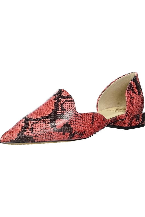 Women's Pumps Casual, Low Heel, Pointed Toe Coral