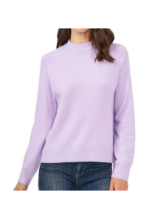 Vince Camuto Women's Bobble Stitch Sleeve Pullover Sweater (Aurora Pink, S)  