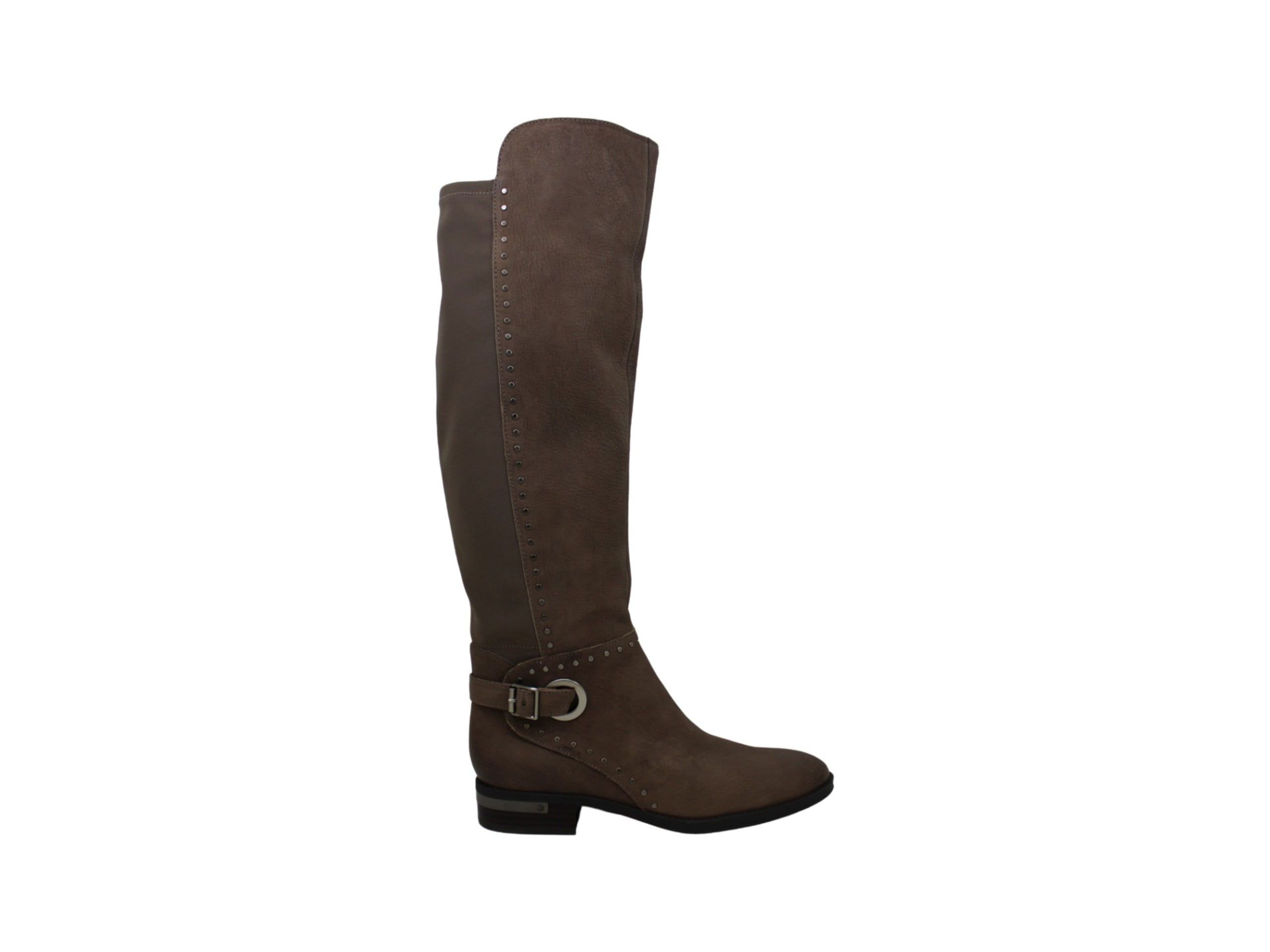 Vince Camuto Paterra Mocca Mouse Fashion Block Low Heel Knee Riding Boots ( Mocha Mousse, 6.5) 