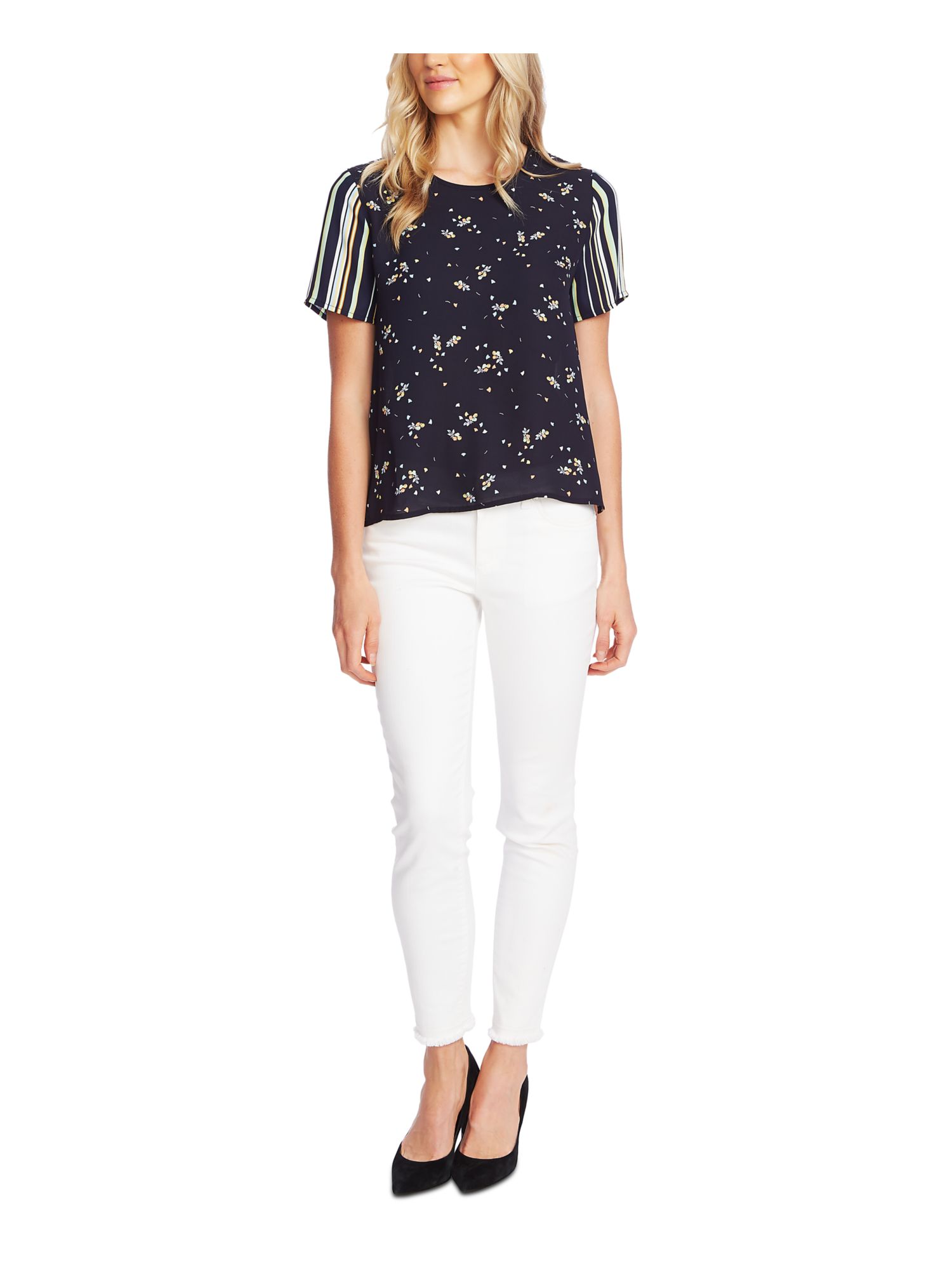 vince camuto short sleeve blouse
