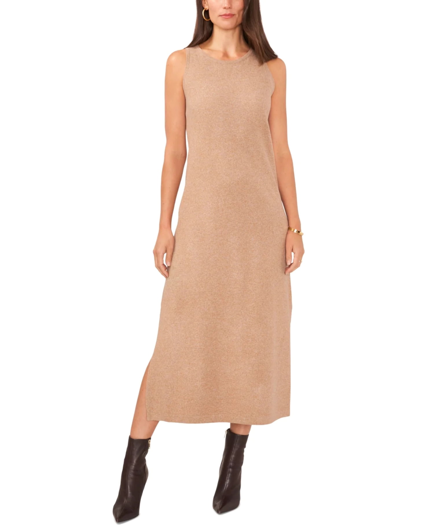 Vince Camuto Women's Sleeveless Sweater Dress, Dark Latte Heather Medium - Walmart.com Vince Camuto Women's Sleeveless Sweater Dress, Dark Latte Heather Medium - Walmart.com