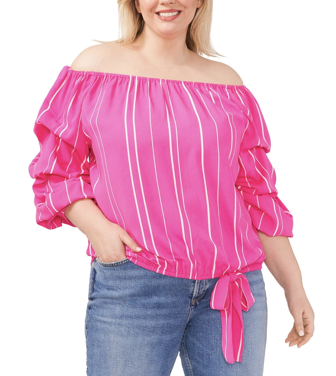 vince camuto bubble sleeve blouse