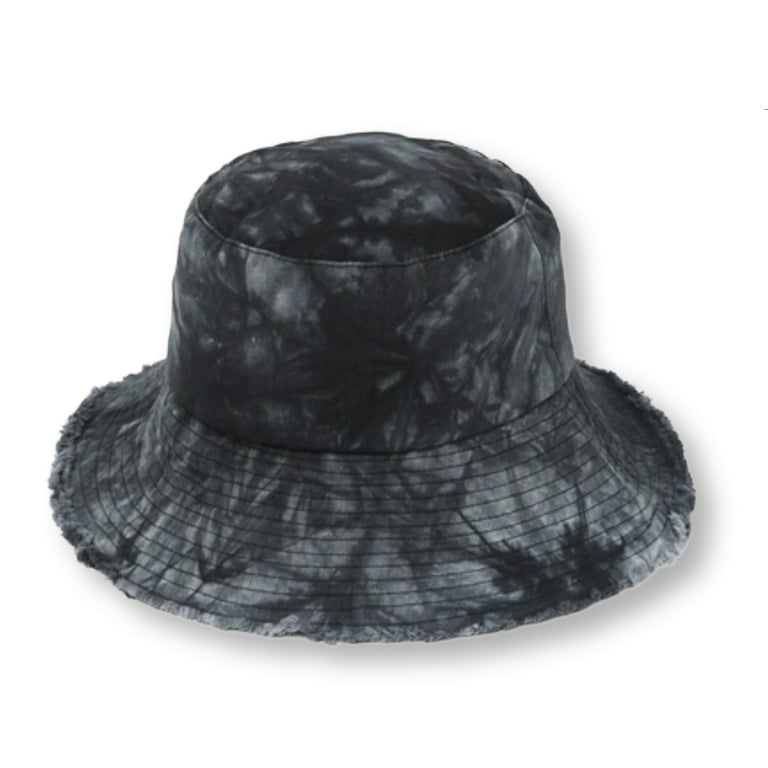 Vince Camuto Women s Unisex Tie Dye Raw Edge Cotton Bucket Summer