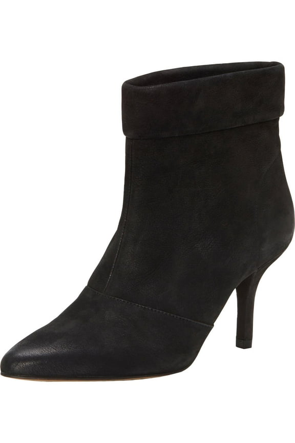 Womens Amvita Suede Stilettos Ankle Boots Black 6.5 Medium (B,M)