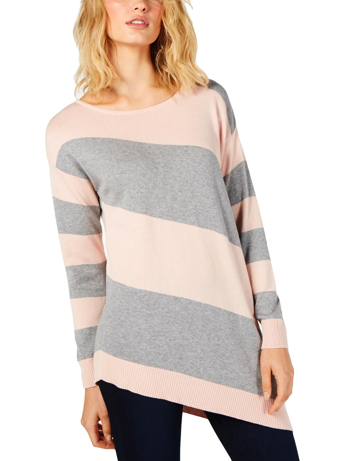 Vince pull over women size medium stripes hot grey