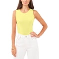 thumbnail image 1 of Vince Camuto Womens Keyhole Back Tank Top, Yellow, X-Small, 1 of 1