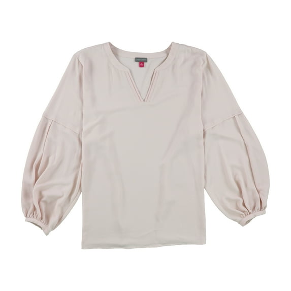Vince Camuto Womens Bubble Sleeve Pullover Blouse, Pink, Plus Size, 1X