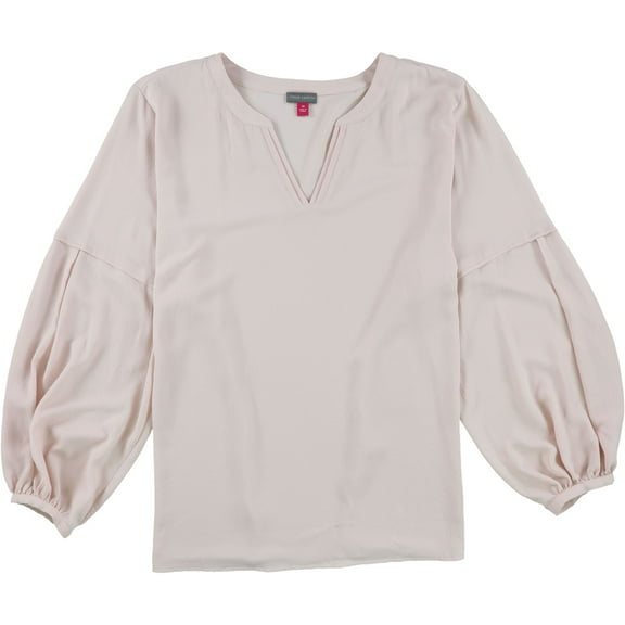 Vince Camuto Womens Bubble Sleeve Pullover Blouse, Pink, Plus Size, 3X