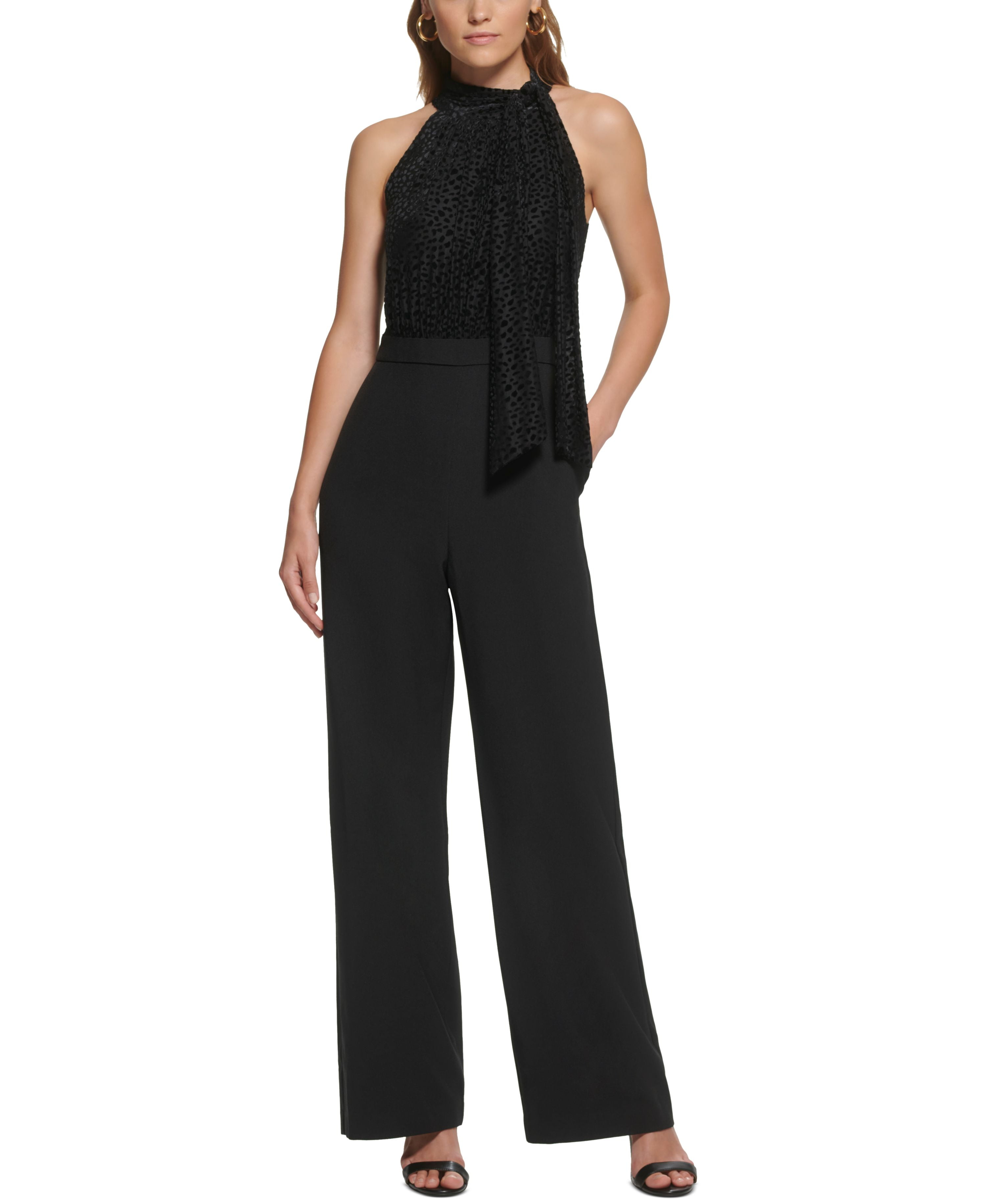 Walmart Vince Camuto Velvet Jumpsuit Vince Camuto Womens Burnout