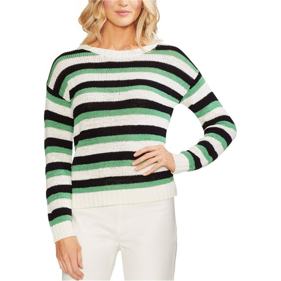 Vince Camuto Womens Drop Shoulder Pullover Sweater, Multicoloured, X-Large