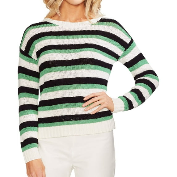 Vince Camuto Womens Drop Shoulder Pullover Sweater, Multicoloured, X-Small