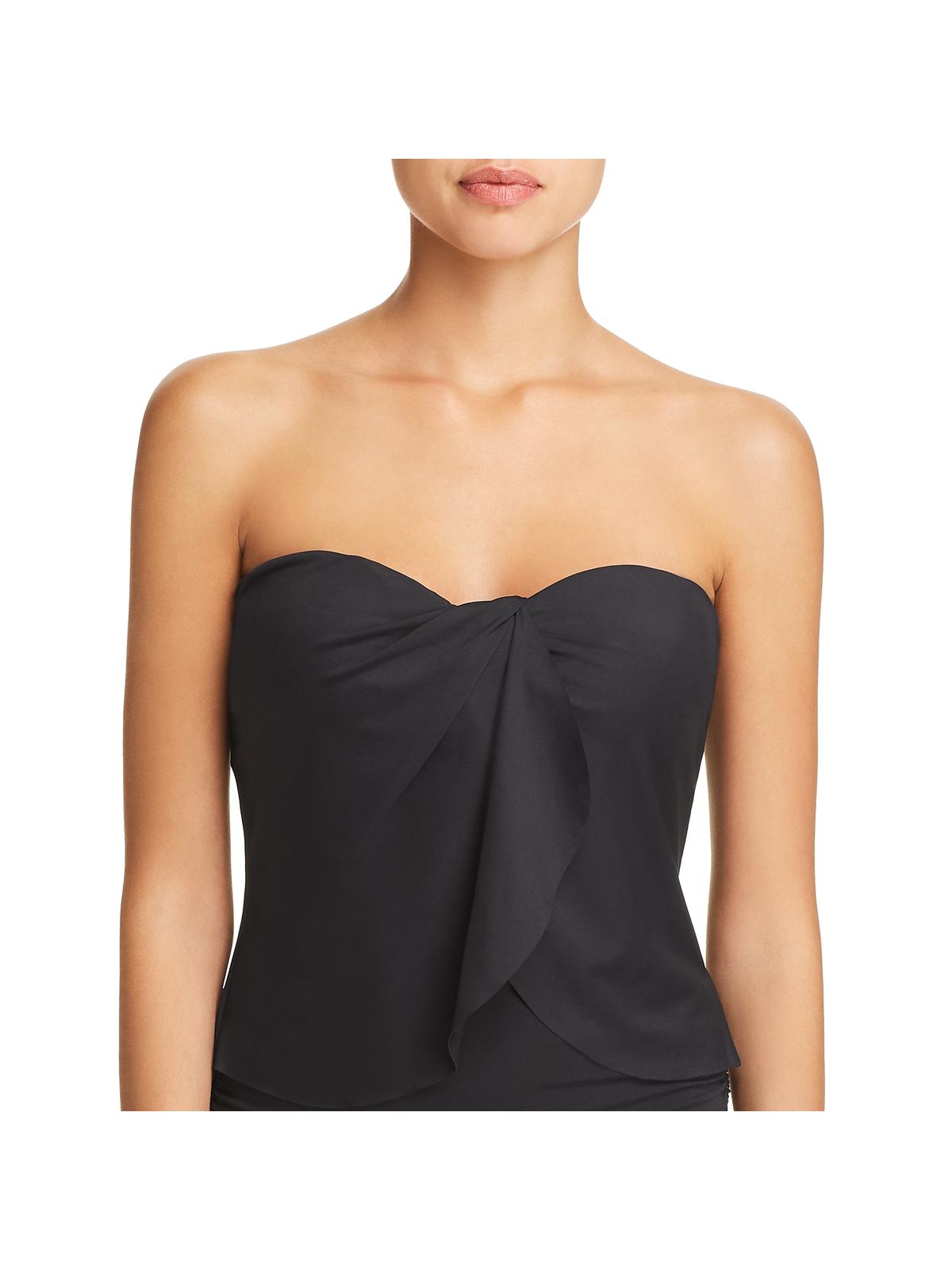 Vince Camuto Womens Halter Ruched Tankini Swim Top - image 1 of 2