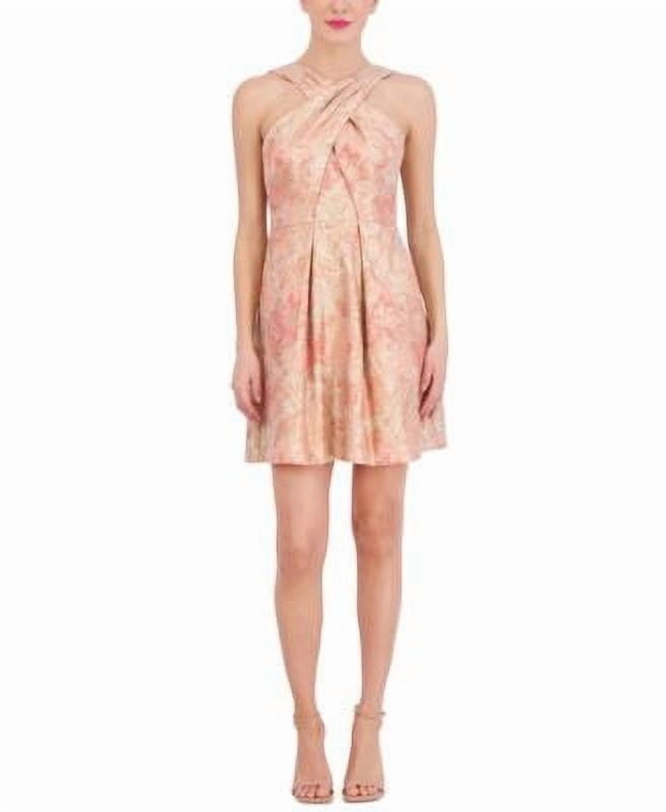 green emerald velvet dress Vince Camuto Jacquard Cold-Shoulder Fit-and-Flare Dress Rust 2 at Amazon  Women's Clothing store