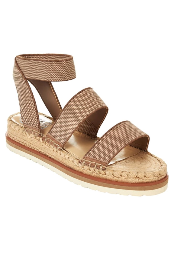 Vince Camuto Womens Kolindia Espadrille Wedge Sandal 8 Crepe