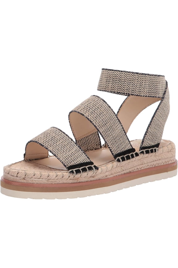 Vince Camuto Womens Kolindia Espadrille Wedge Sandal 8 Indigo