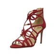 thumbnail image 1 of vince camuto womens lorrana leather open toe special occasion ankle strap san..., 1 of 4